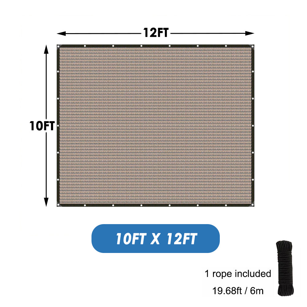Shade Cloth, 90% Sunblock Net for Garden Patio, Shade Sails for Plants Greenhouse Outdoor Pergola Lawn Kennel