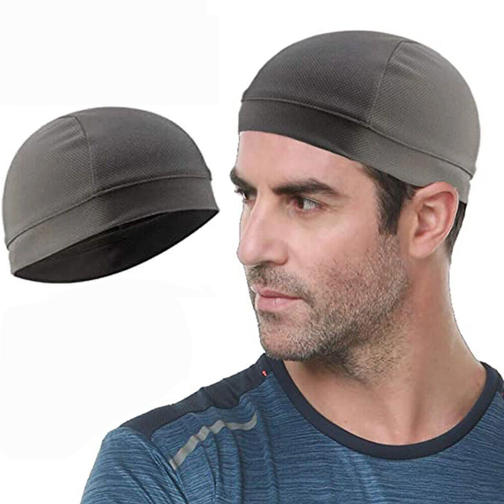 Helmet Liner Skull Cap, Beanie Sweat Wicking Cycling Sport Quick Dry Hat Wrap