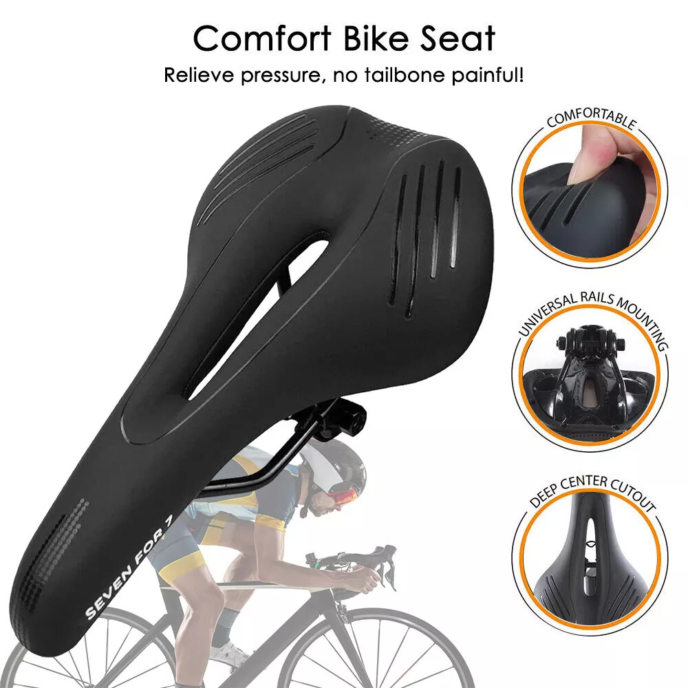 Road Bike Seat Mountain Bicycle Saddle Anti-Slip Cycling Cushion Durable Comfort