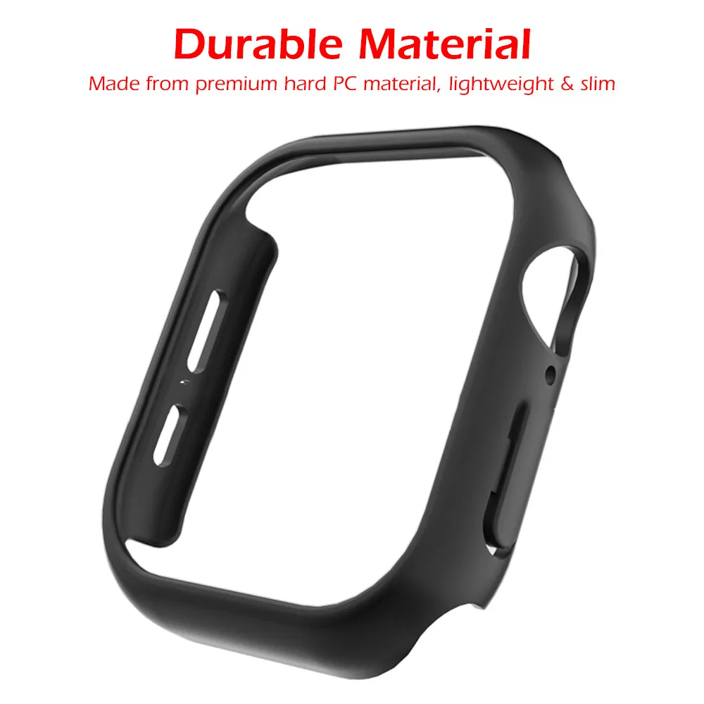 Protective Case for Apple Watch Series 10 42mm/46mm, Raised-Edge & Open Design, Hard PC Bumper