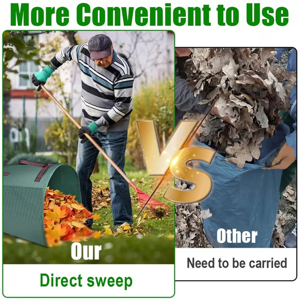 72 Gallon Garden Waste Bags Heavy Duty Reuseable Yard lawn leaf Trash Can