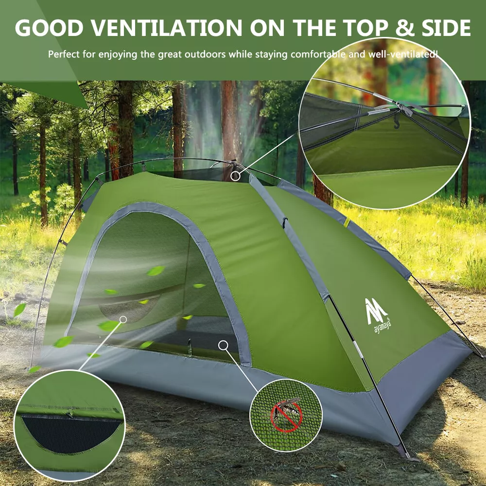 Single Backpacking Tent, PU3000 Coating Waterproof, Spacious & Easy Setup for Camping, Hiking & Outdoor Adventures
