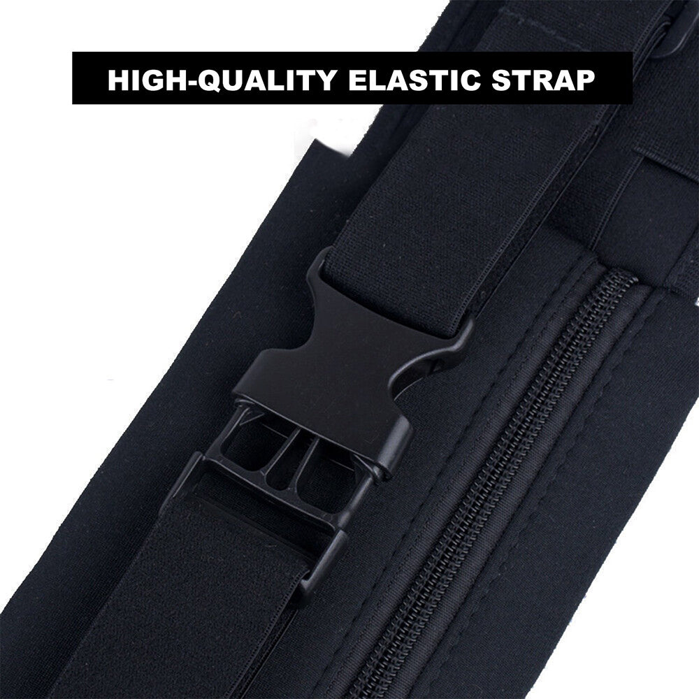 Waterproof Running Fanny Pack for Jogging & Travel, Lightweight Adjustable Waist Belt Bag Fits Smartphones 3 to 7"