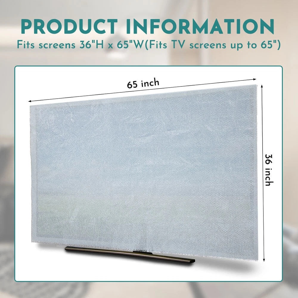 Foam Flat Screen TV Cover + Bubble Cushioning Wrap for Moving Storing Renovation