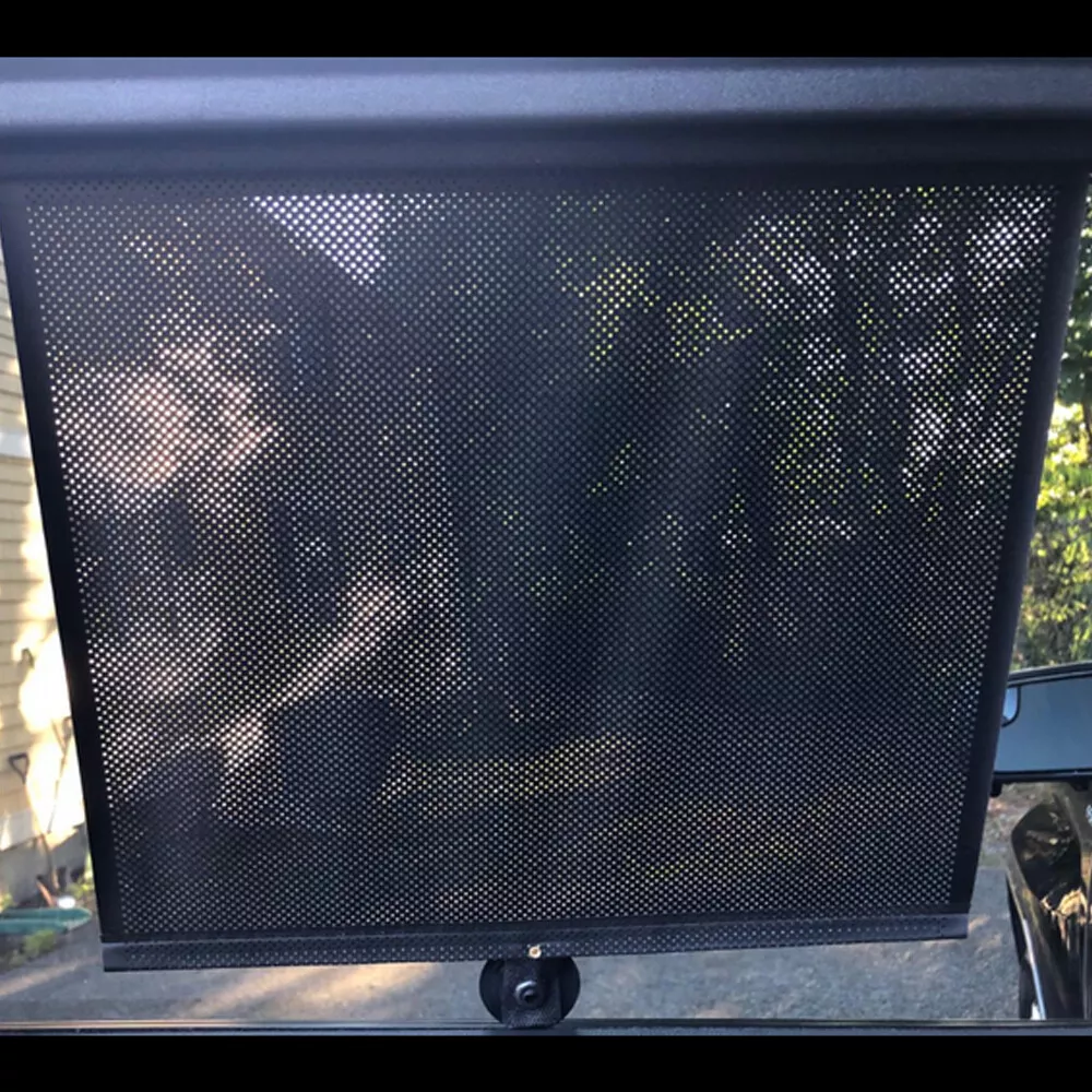 Set of 2 Car Sun Shades for Side Windows, Retractable, Blocks Heat and UV Rays