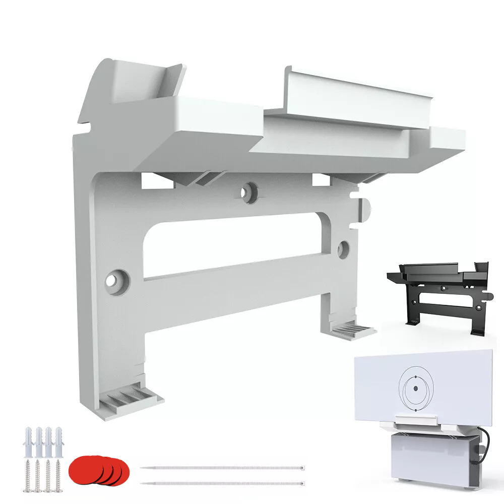 Wall Mounting Kit for Starlink Gen 3 Router, 2 in 1 Starlink Gen 3 Router Mount & V3 Power Supply Brackets Holder