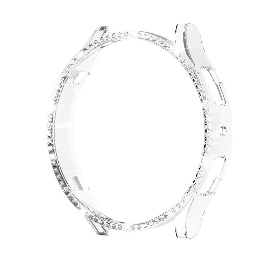 Screen Protector Case for Samsung Galaxy Watch 6 40mm/44mm, Bling Cover, Tempered Glass, Perfect Protection Anti Scratch