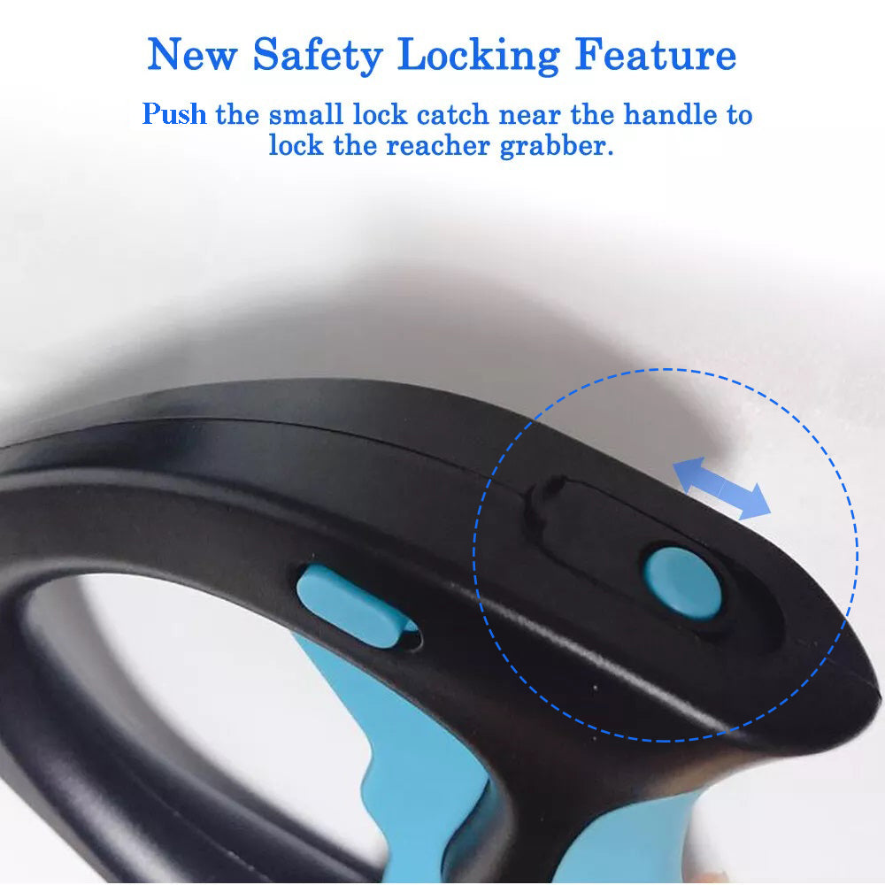 Foldable Grabber Reacher Tool, 32" Extra Long Gripper and Reaching Tool, Heavy Duty Pick Up Stick Grabbers for Keys, Coins, Trash