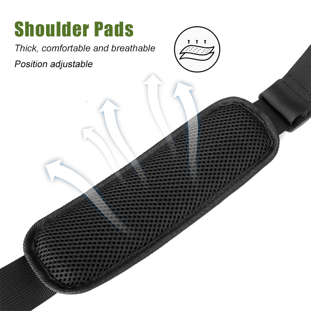 Adjustable Trimmer Strap, Universal Grass Eater Shoulder Harness Belt, Leaf Lawn Grass Edger Strap, Heavy-Duty, Anti-Slip, Ergonomic Support