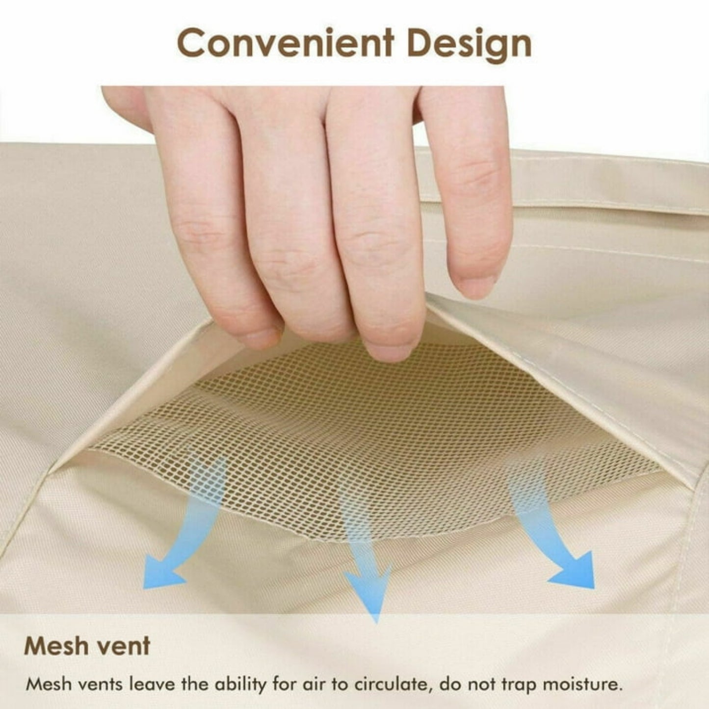 Waterproof Air Conditioner Cover Central AC Unit Heavy Duty Winter Outside 34”