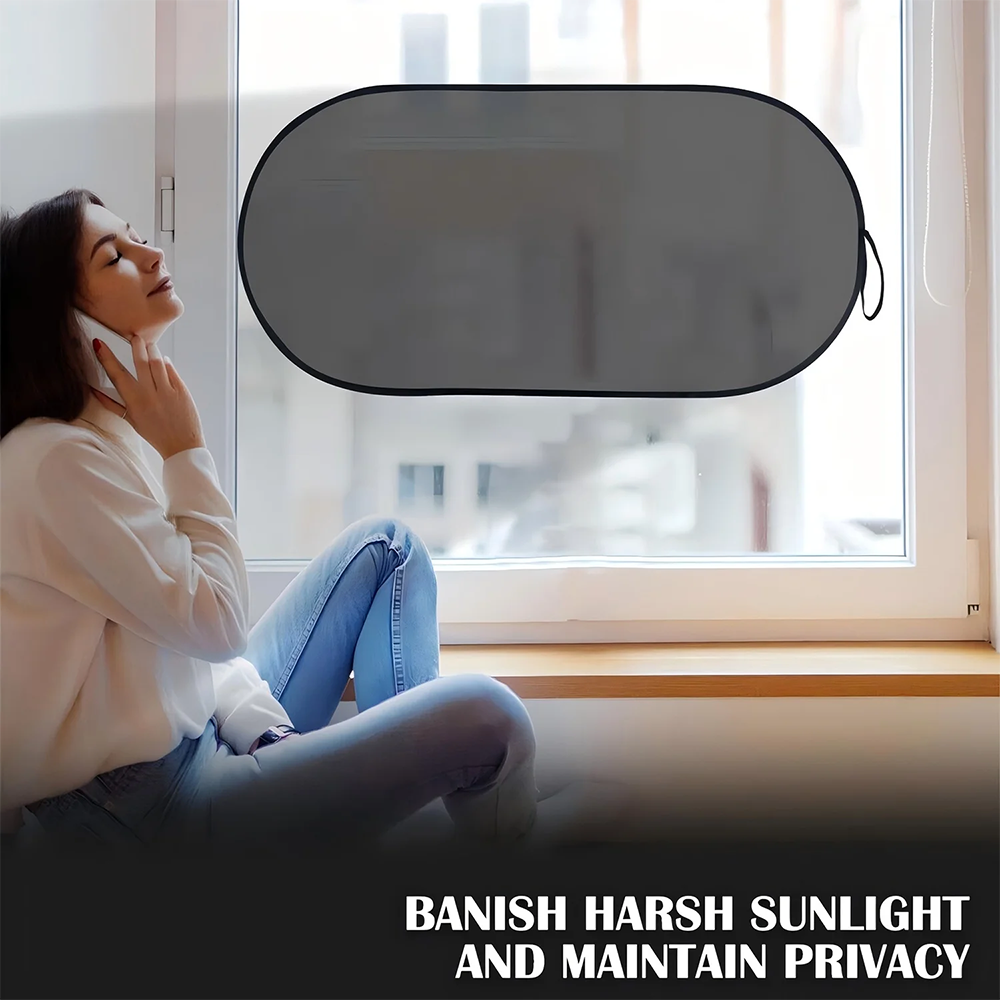 Car Back Window Sun Shade, Static Cling Rear Window Sunshade, Block Harmful UV Rays