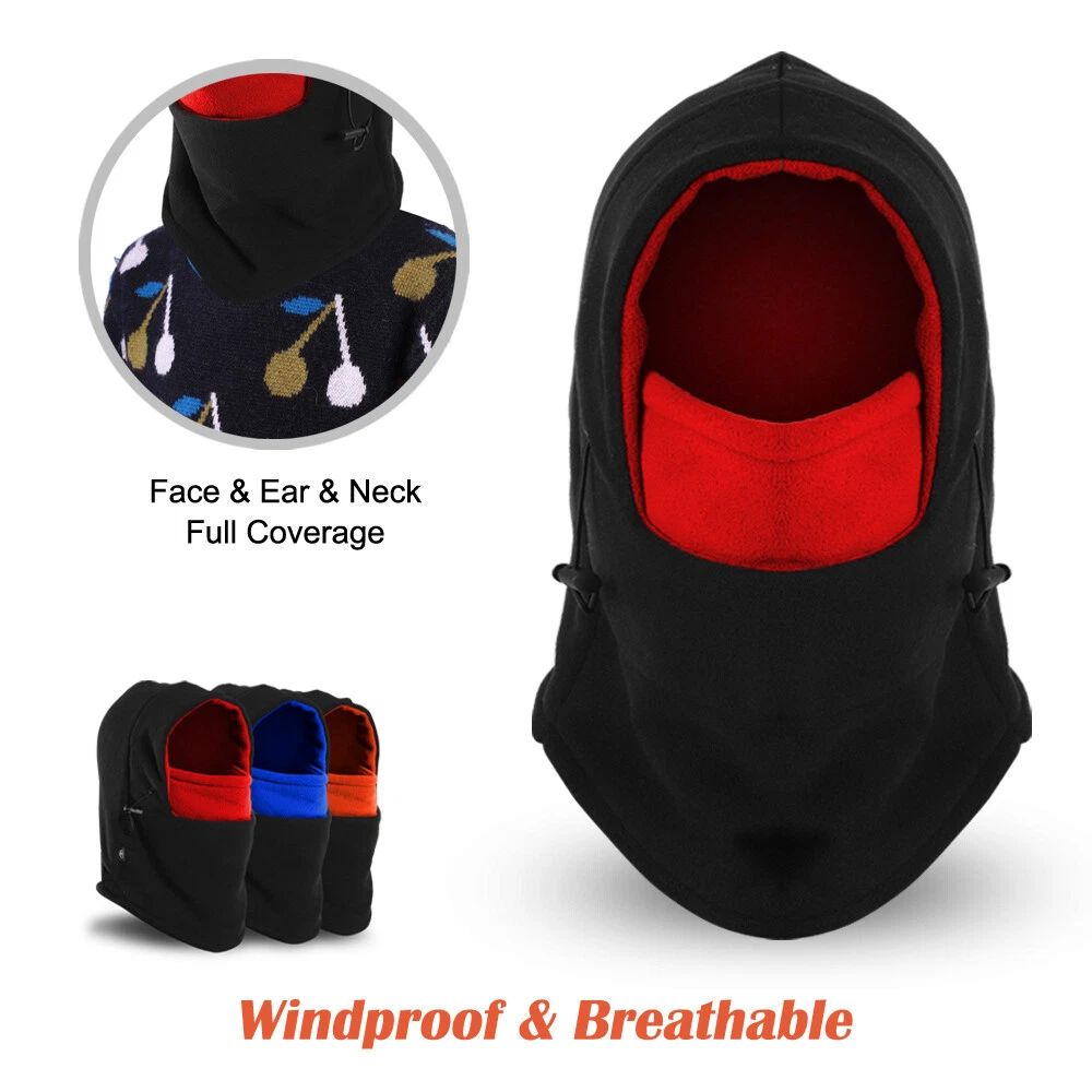 Kids Winter Balaclava Hat Fleece Ski Face Mask Snow Hood Warm Boys Girls Toddler