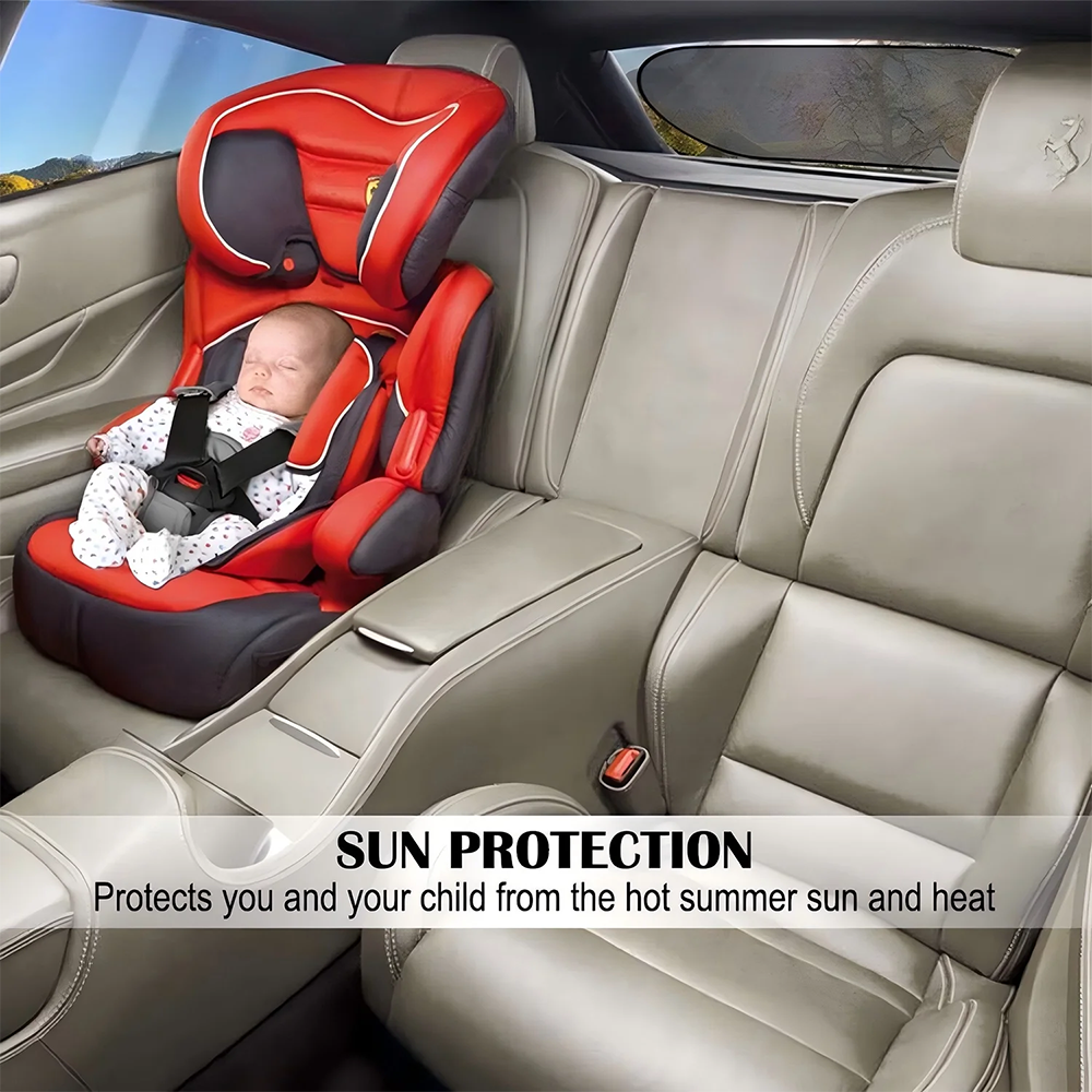 Car Back Window Sun Shade, Static Cling Rear Window Sunshade, Block Harmful UV Rays