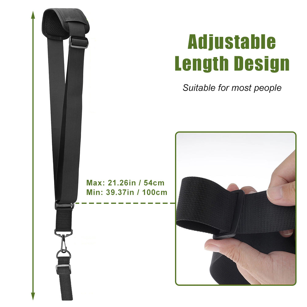 Adjustable Trimmer Strap, Universal Grass Eater Shoulder Harness Belt, Leaf Lawn Grass Edger Strap, Heavy-Duty, Anti-Slip, Ergonomic Support