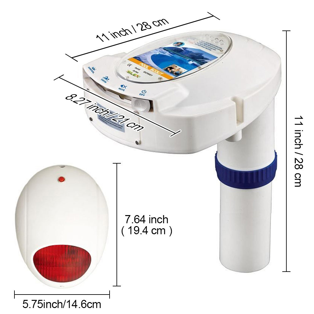 Swimming Pool Alarm for Inground Above Ground Sensor Safety Guard Alarm Kids Pet