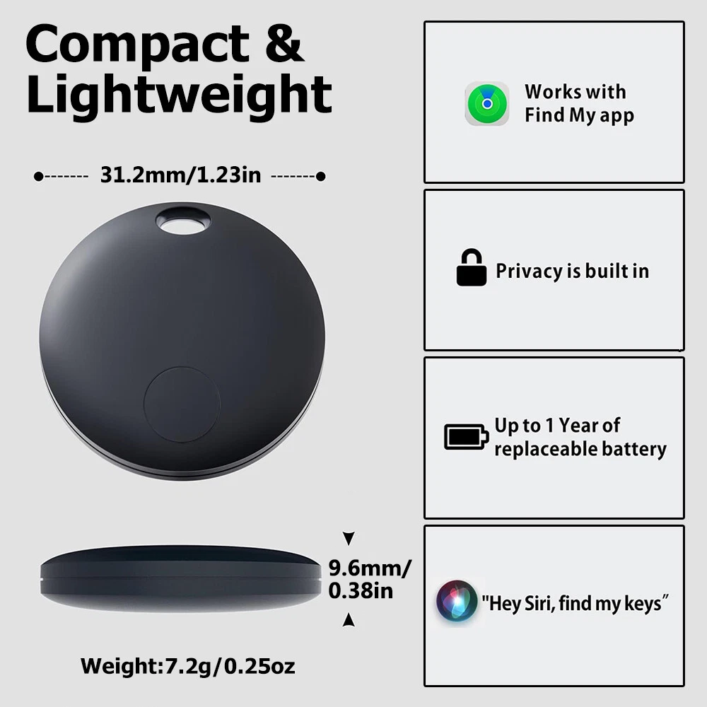 Smart Tag GPS Bluetooth Phone Key Pet Tracker Luggage Tracking Device for Apple Find My