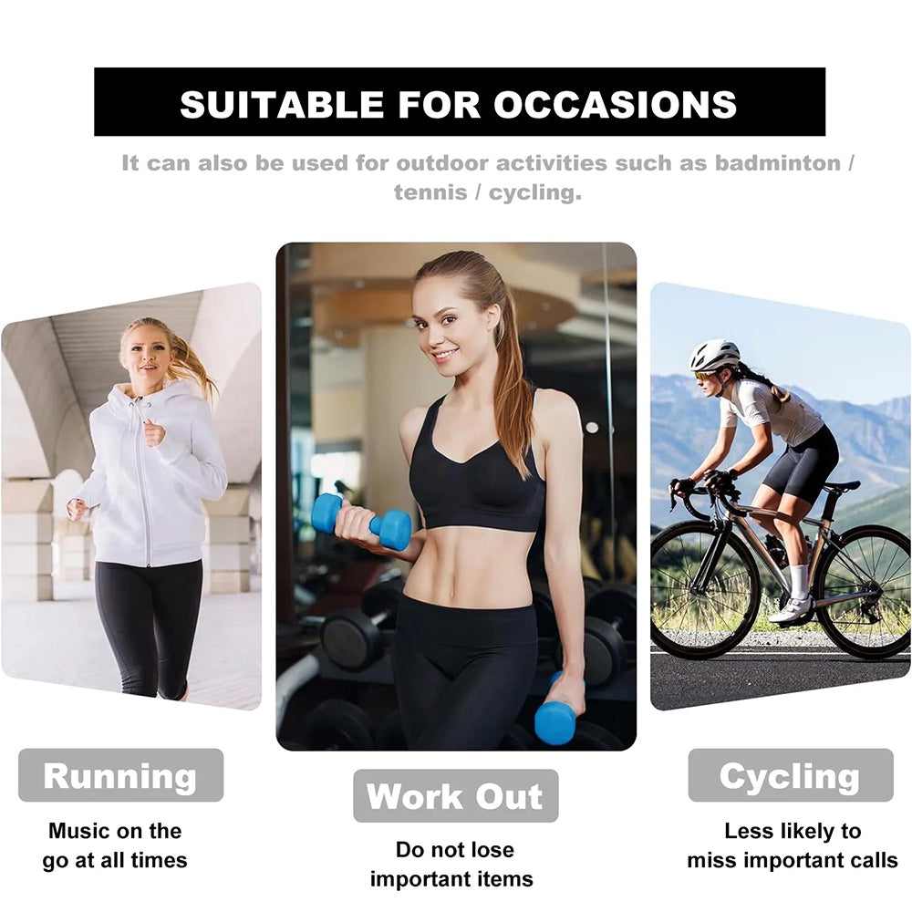 Waterproof Running Fanny Pack for Jogging & Travel, Lightweight Adjustable Waist Belt Bag Fits Smartphones 3 to 7"