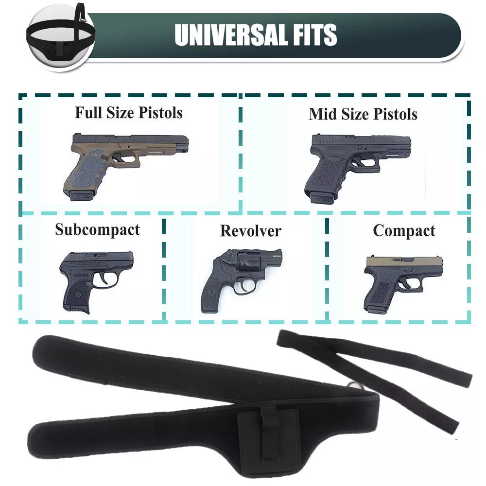 Tactical Concealed Carry Shoulder Gun Holster, Adjustable & Comfortable
