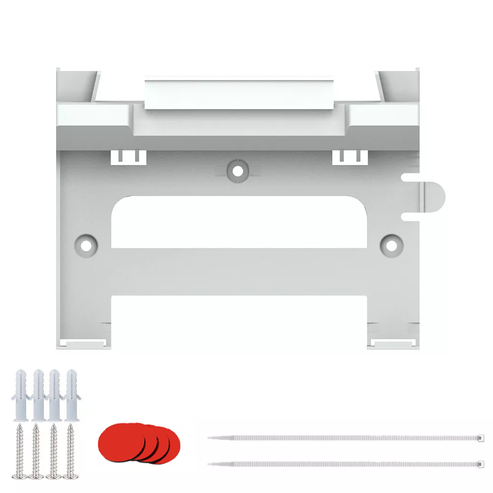 Wall Mounting Kit for Starlink Gen 3 Router, 2 in 1 Starlink Gen 3 Router Mount & V3 Power Supply Brackets Holder