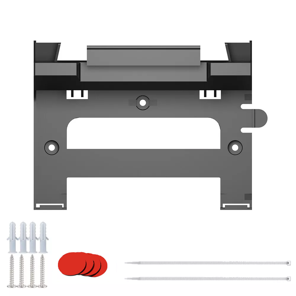 Wall Mounting Kit for Starlink Gen 3 Router, 2 in 1 Starlink Gen 3 Router Mount & V3 Power Supply Brackets Holder