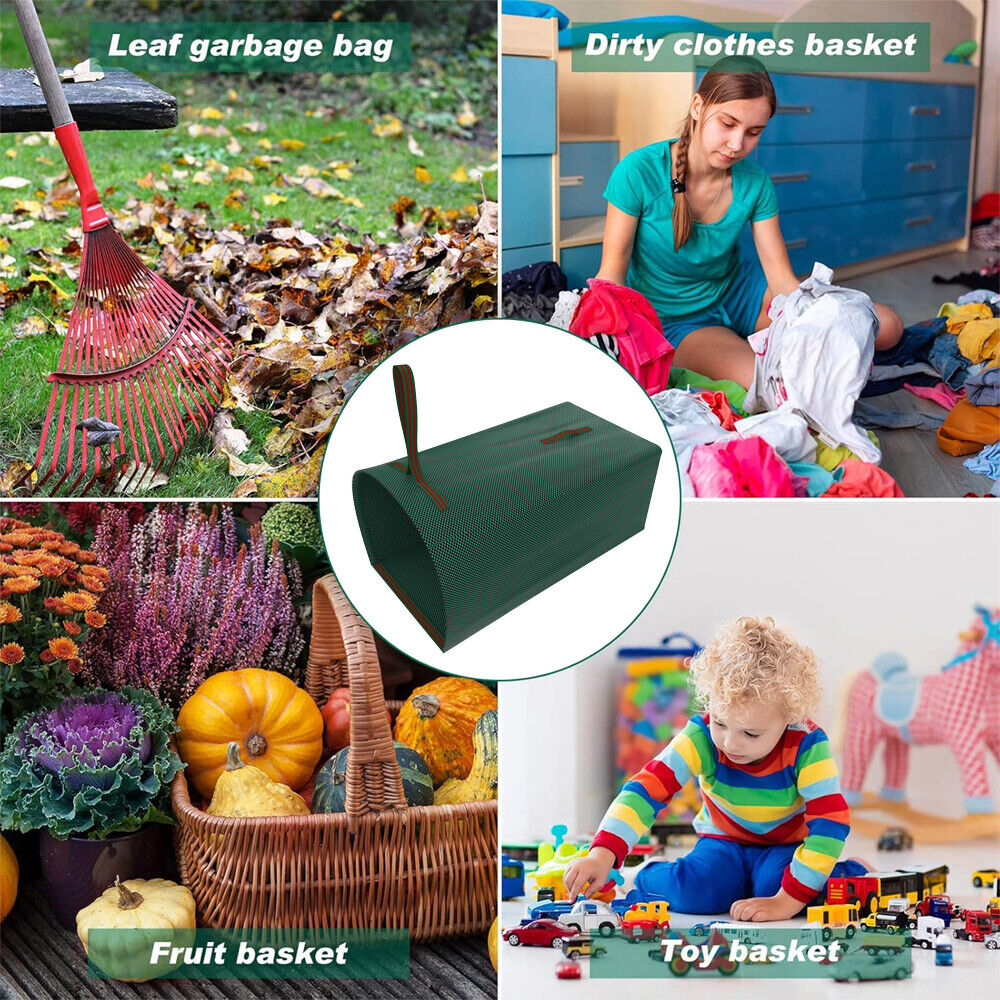 72 Gallon Garden Waste Bags Heavy Duty Reuseable Yard lawn leaf Trash Can