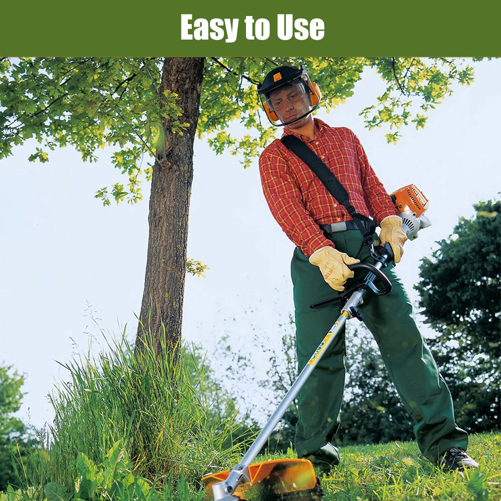 Adjustable Trimmer Strap, Universal Grass Eater Shoulder Harness Belt, Leaf Lawn Grass Edger Strap, Heavy-Duty, Anti-Slip, Ergonomic Support