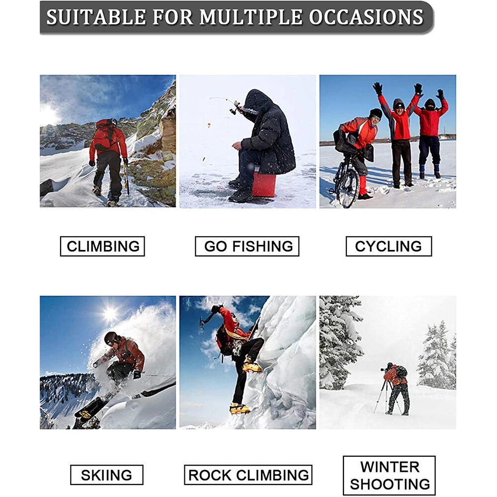 Fleece Balaclava Full Face Mask Neck Warmer Winter Sports Ski Cycling Women Men