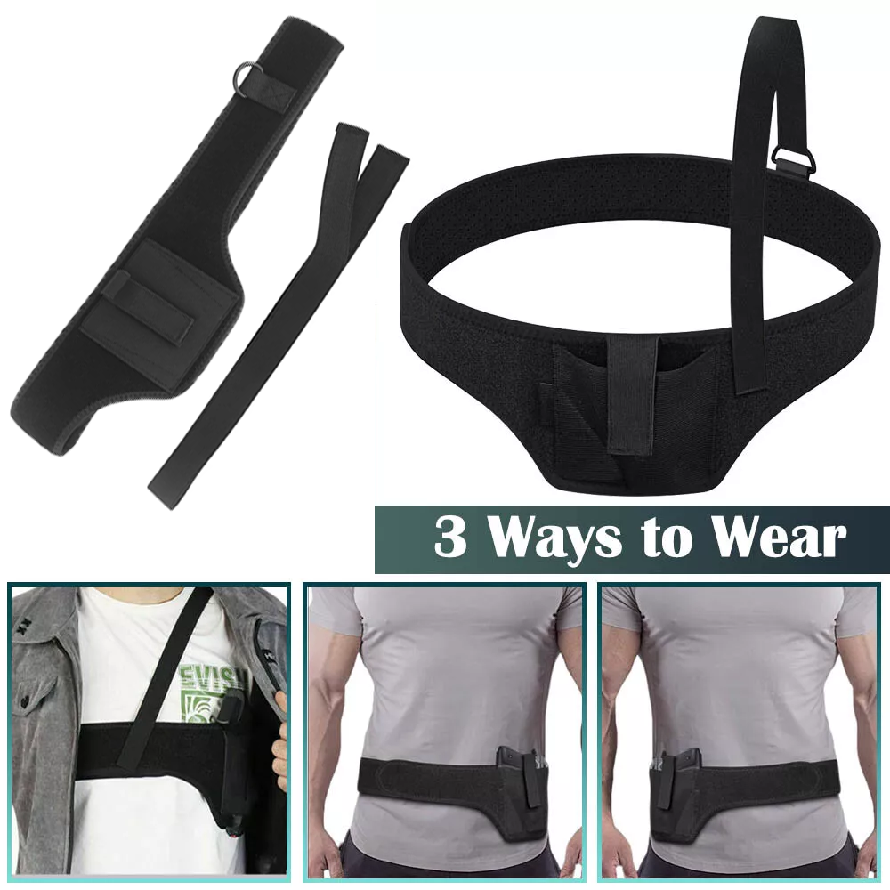 Tactical Concealed Carry Shoulder Gun Holster, Adjustable & Comfortable