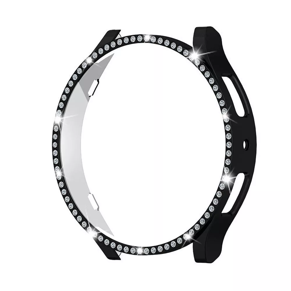 Screen Protector Case for Samsung Galaxy Watch 6 40mm/44mm, Bling Cover, Tempered Glass, Perfect Protection Anti Scratch