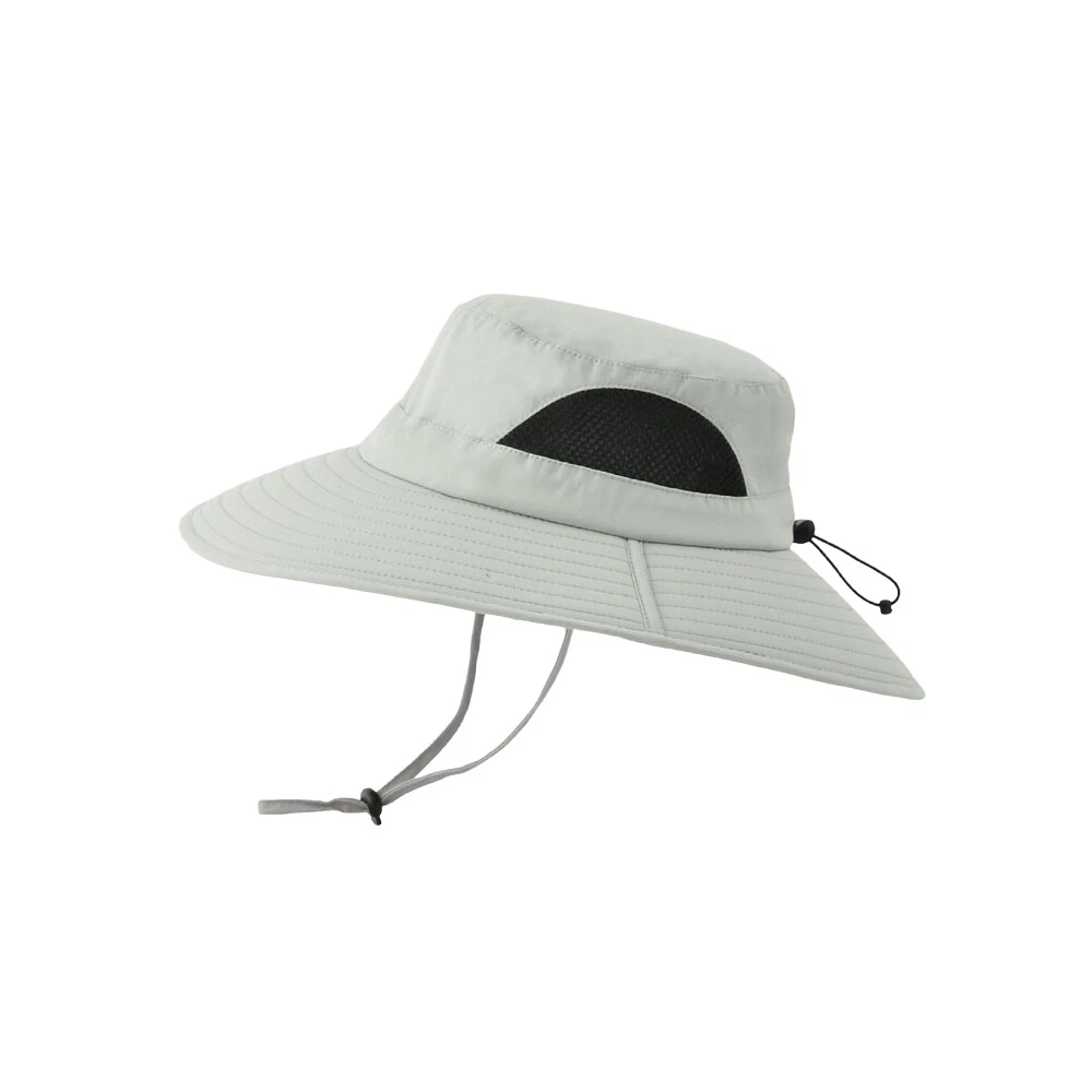 Unisex Bonnie Bucket Hat Wide Brim Breathable Sun Mesh Cap UV Protection Outdoor