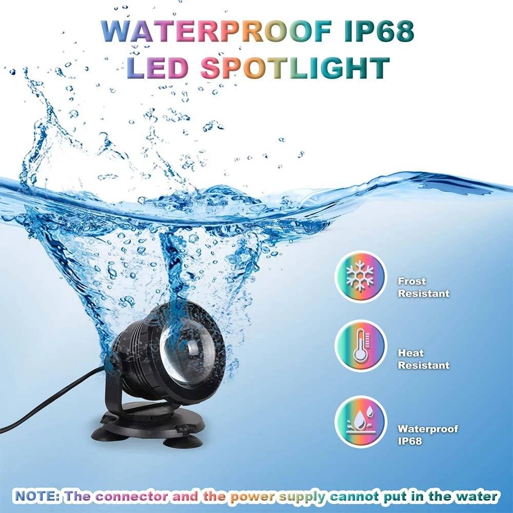 Smart Outdoor Spot Lights Waterproof RGB Landscape Lighting for Yard Xmas Decor