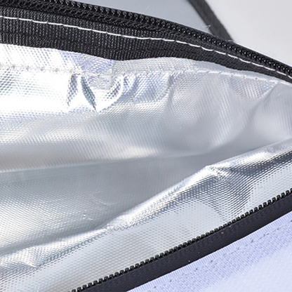 15" x 11" Fireproof Document Bag (2000℉) with Two Pockets, Zipper & High-Visibility Reflective Strip