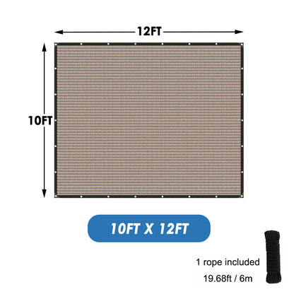 Shade Cloth, 90% Sunblock Net for Garden Patio, Shade Sails for Plants Greenhouse Outdoor Pergola Lawn Kennel