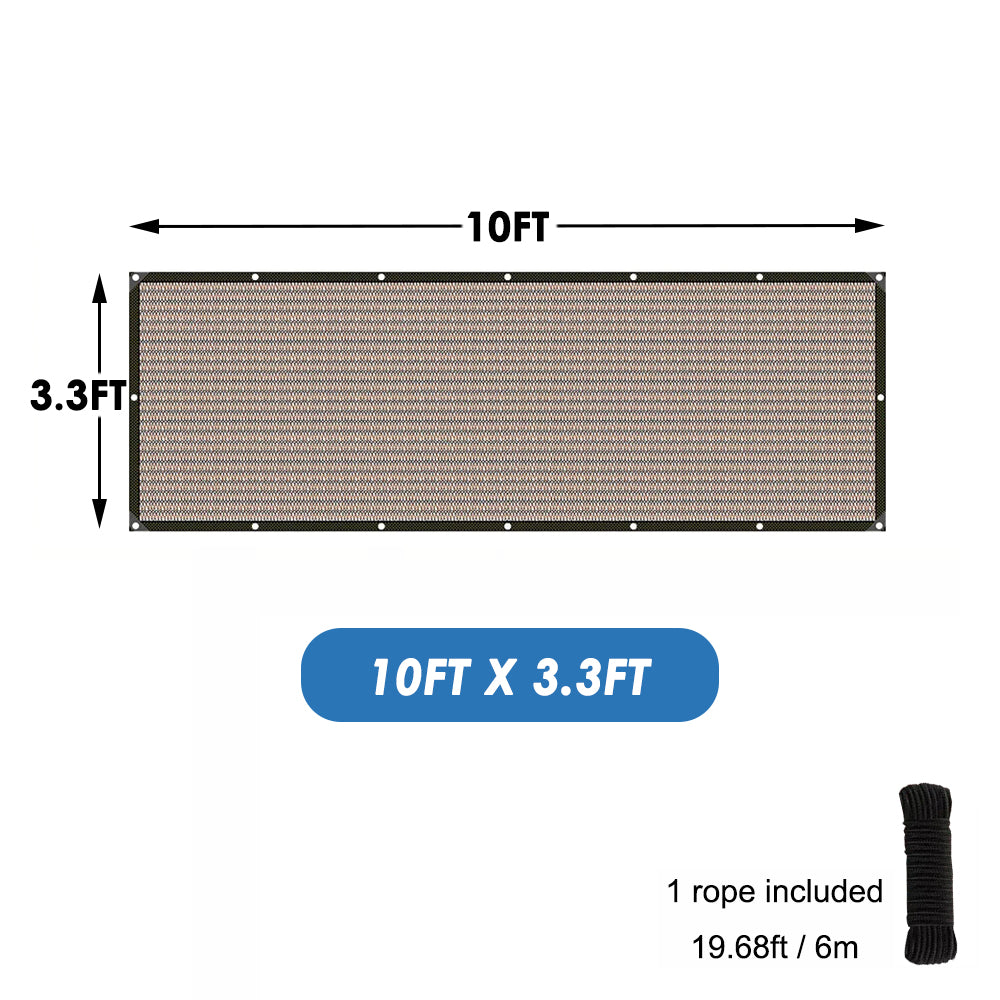 Shade Cloth, 90% Sunblock Net for Garden Patio, Shade Sails for Plants Greenhouse Outdoor Pergola Lawn Kennel