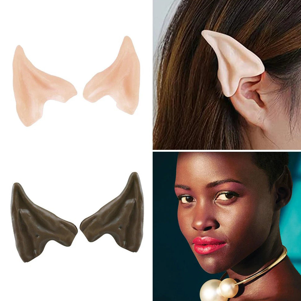 Halloween Ears Costume Small Elf Cosplay Props Pixie Latex Prosthetic Hobbit