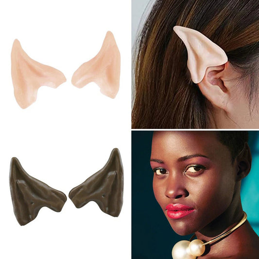 Halloween Ears Costume Small Elf Cosplay Props Pixie Latex Prosthetic Hobbit