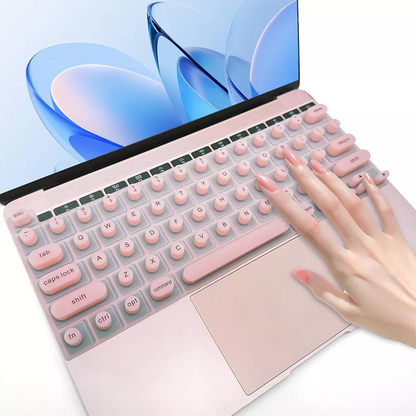 Silicone Raised Keyboard Cover for Long Nail Art, Perfectly Fit Apple Laptop Pro13 2020-2023, Also Compatible with Pro 14&16 2021-2024, Air 13&15