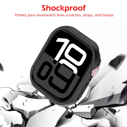 Protective Case for Apple Watch Series 10 42mm/46mm, Raised-Edge & Open Design, Hard PC Bumper
