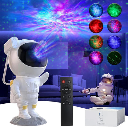 Astronaut Projector Night Light Lamp Star Nebula Galaxy Space Sky for Room Decor