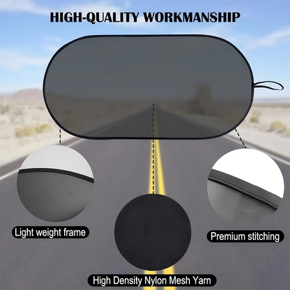 Car Back Window Sun Shade, Static Cling Rear Window Sunshade, Block Harmful UV Rays
