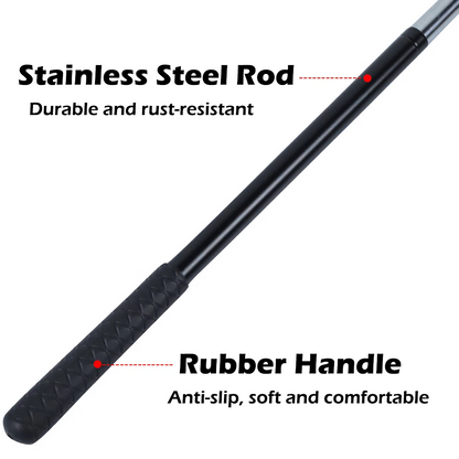 Snake Catcher Net, Retractable Reptile Handling Tool, Telescopic Pole, Strong Mesh, Rubber Handle