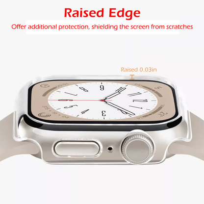 Protective Case for Apple Watch Series 10 42mm/46mm, Raised-Edge & Open Design, Hard PC Bumper