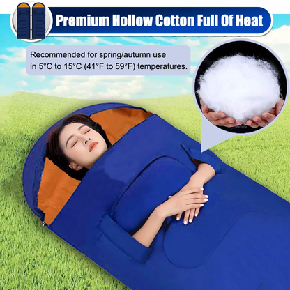 Wearable Sleeping Bags for Adults, Lightweight Compact Backpacking Sleeping Bag with Arm Holes, Left & Right Zipped Together to Double Bags