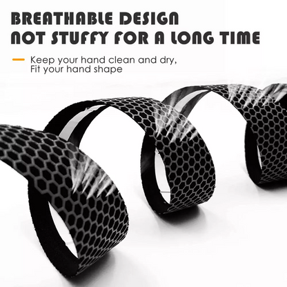 Bike Handlebar Tape, Set of 2 Durable Black Grip Tapes, Shock-Absorbing & Moisture-Wicking, Wrap Your Bicycle for an Awesome Comfortable Ride