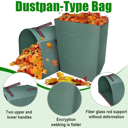 72 Gallon Garden Waste Bags Heavy Duty Reuseable Yard lawn leaf Trash Can