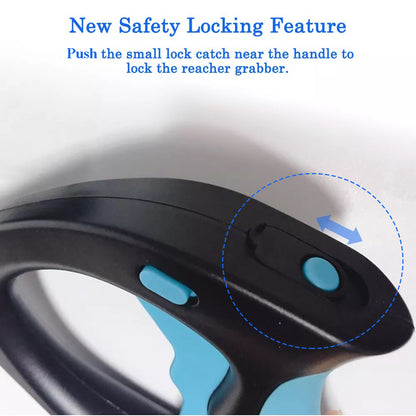 Foldable Grabber Reacher Tool, 32" Extra Long Gripper and Reaching Tool, Heavy Duty Pick Up Stick Grabbers for Keys, Coins, Trash