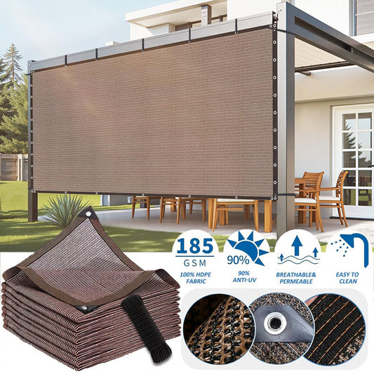 Shade Cloth, 90% Sunblock Net for Garden Patio, Shade Sails for Plants Greenhouse Outdoor Pergola Lawn Kennel