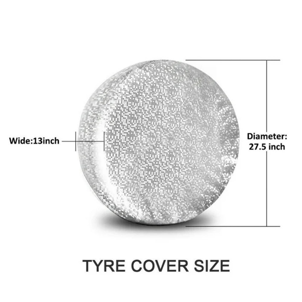 Tire Covers Set Of 4 Wheel RV Truck Trailer Camper Car 28" Sun/Snow Protector