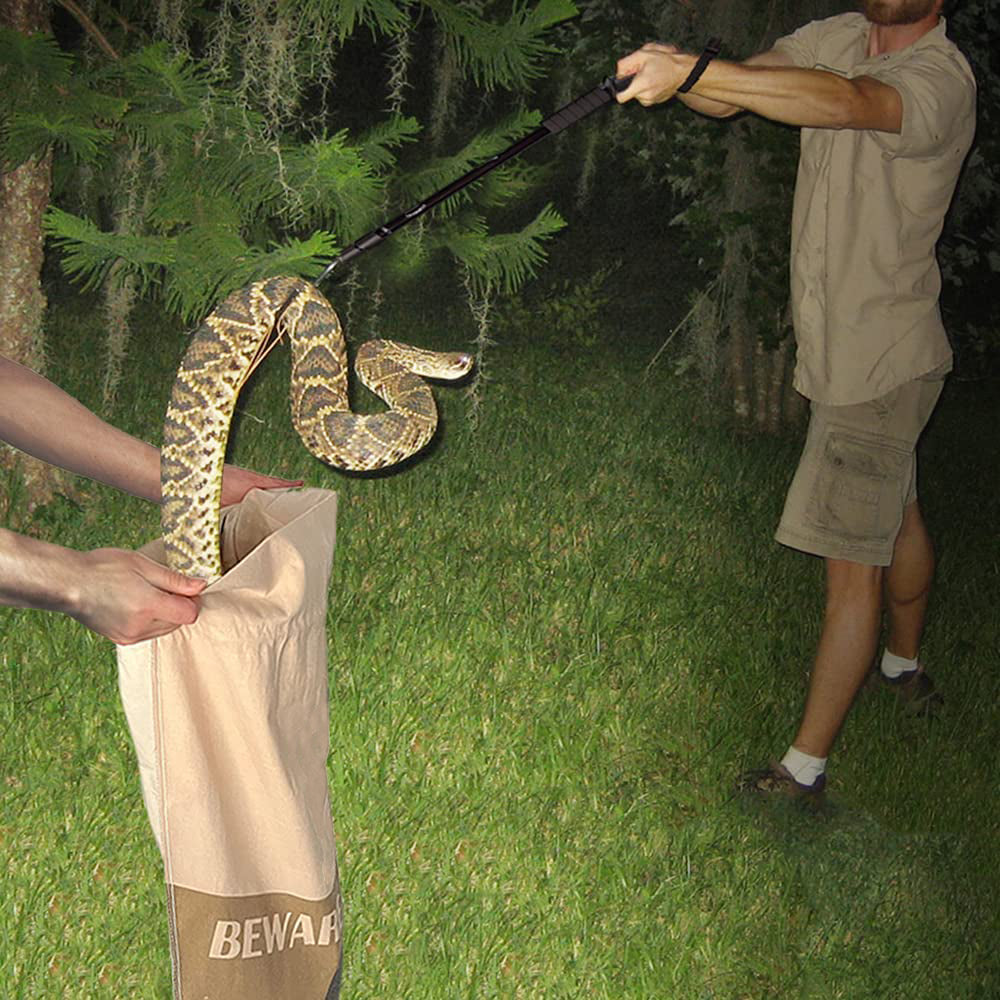 Snake Reptile Bag with Safe Corners Drawstring-Sealed Capture Sack Escape-Proof