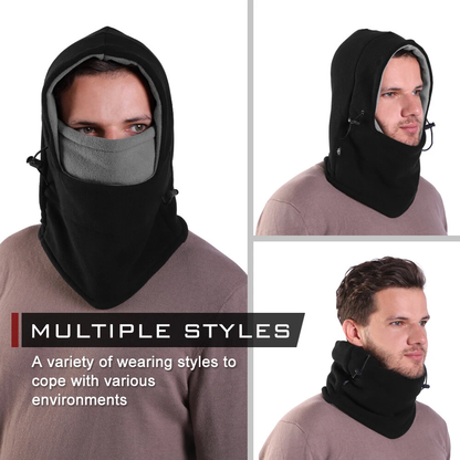 Fleece Balaclava Full Face Mask Neck Warmer Winter Sports Ski Cycling Women Men